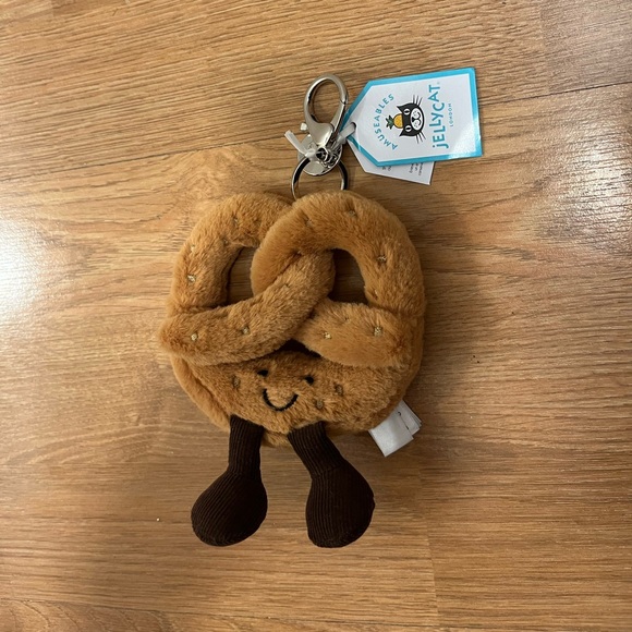 Jellycat Accessories - Jellycat Amuseables Pretzel Bag Charm – Brand New & Authentic!